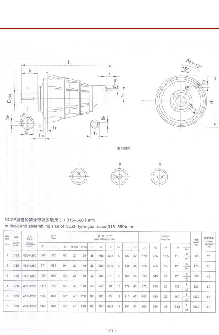 新型NGW行星齒輪減速器